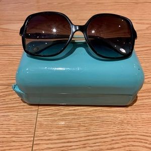 Authentic Tiffany and Co. Sunglasses with original box and cloth.